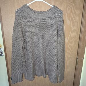 Cloth by Design Womens Crewneck Solid L/S Knitted Sweater - Large